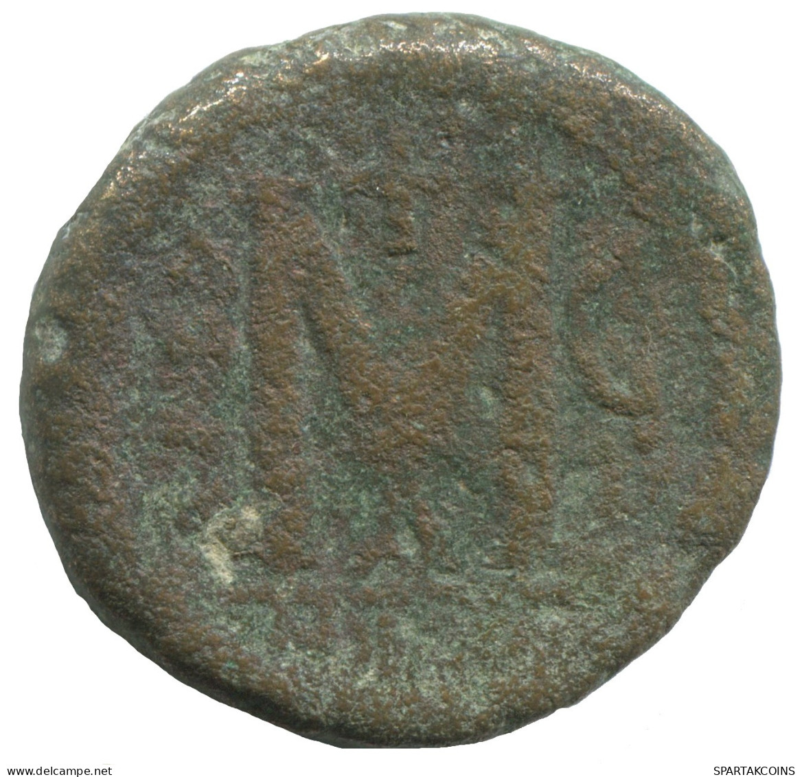 JUSTIN II AND SOPHIA AE FOLLIS 565-578 AD 14.9g/28mm BYZANTIN #SAV1025.10.F.A - Byzantine