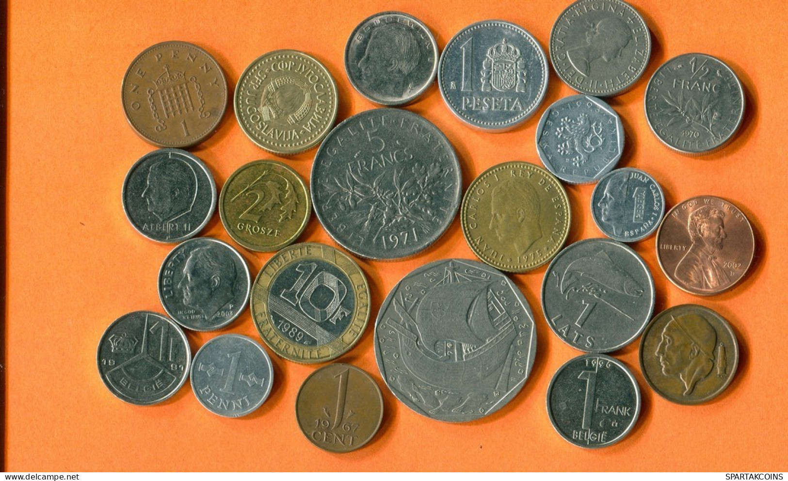 Collection MUNDO Moneda Lote Mixto Diferentes PAÍSES Y REGIONES #L10015.2.E.A - Other & Unclassified
