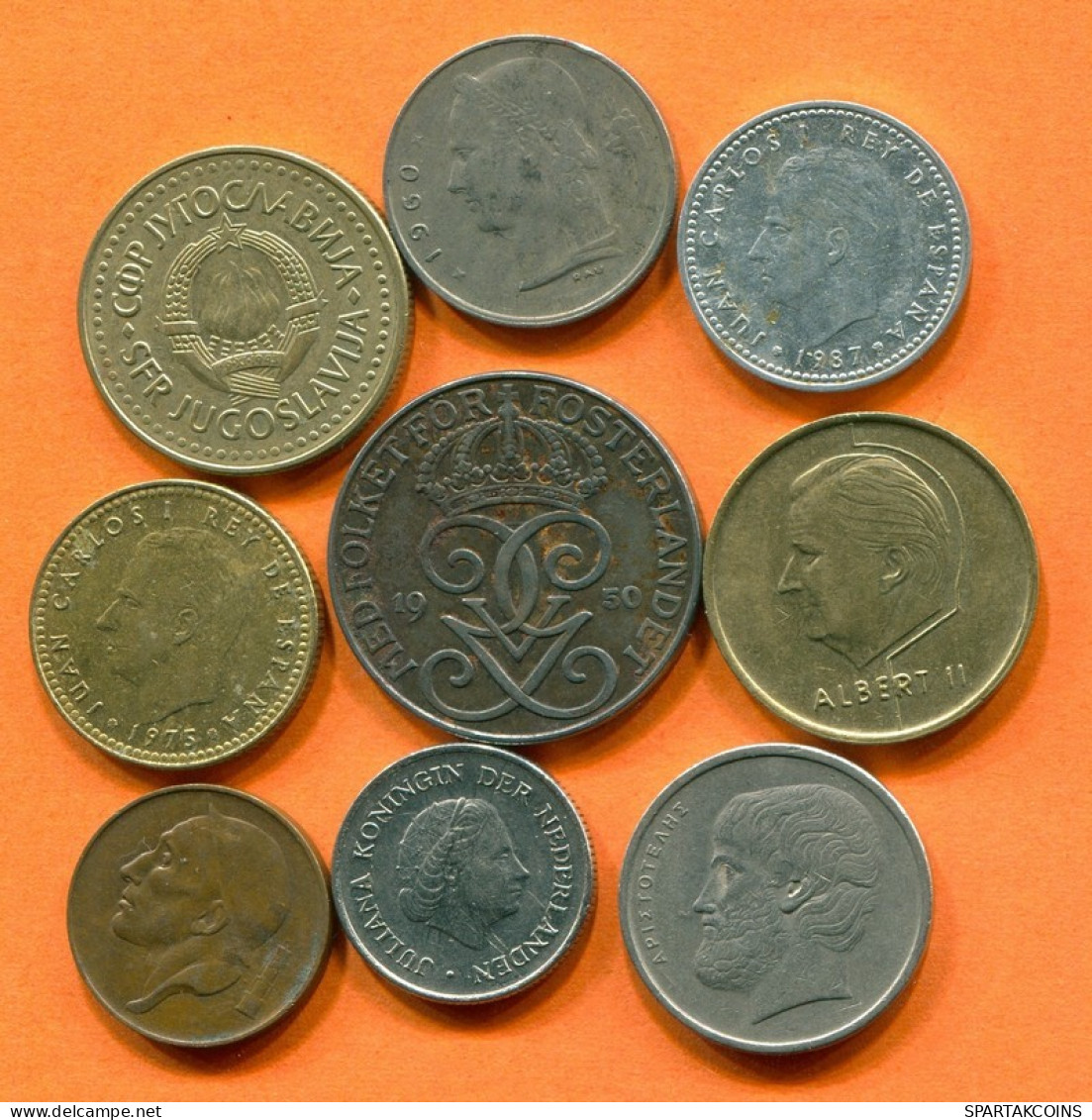 Collection WORLD Coin Mixed Lot Different COUNTRIES And REGIONS #L10121.1.U.A - Andere & Zonder Classificatie