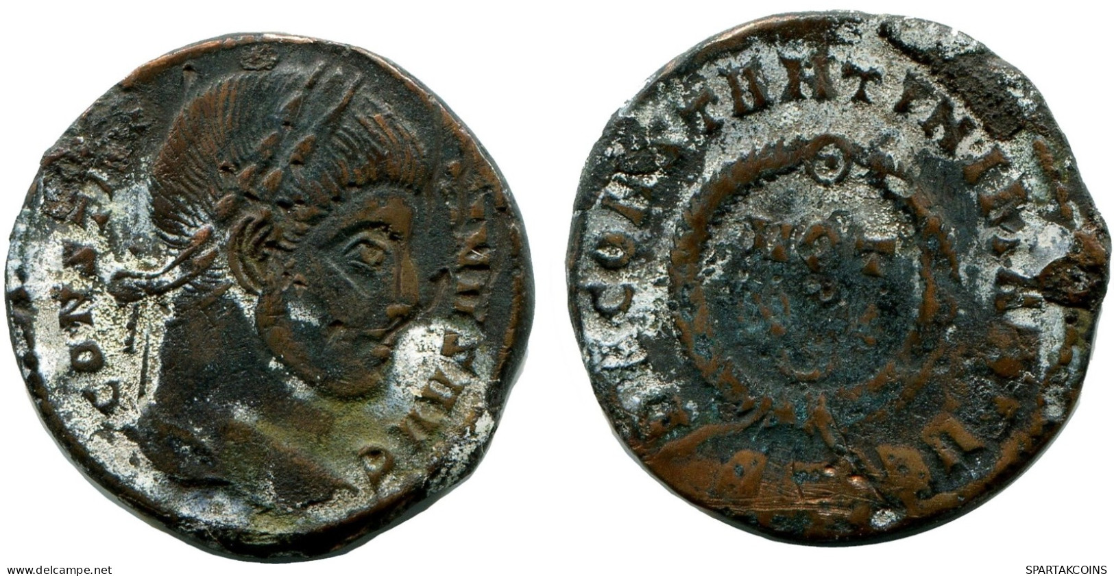 CONSTANTINE I MINTED IN TICINUM FROM THE ROYAL ONTARIO MUSEUM #ANC11079.14.F.A - The Christian Empire (307 AD To 363 AD)