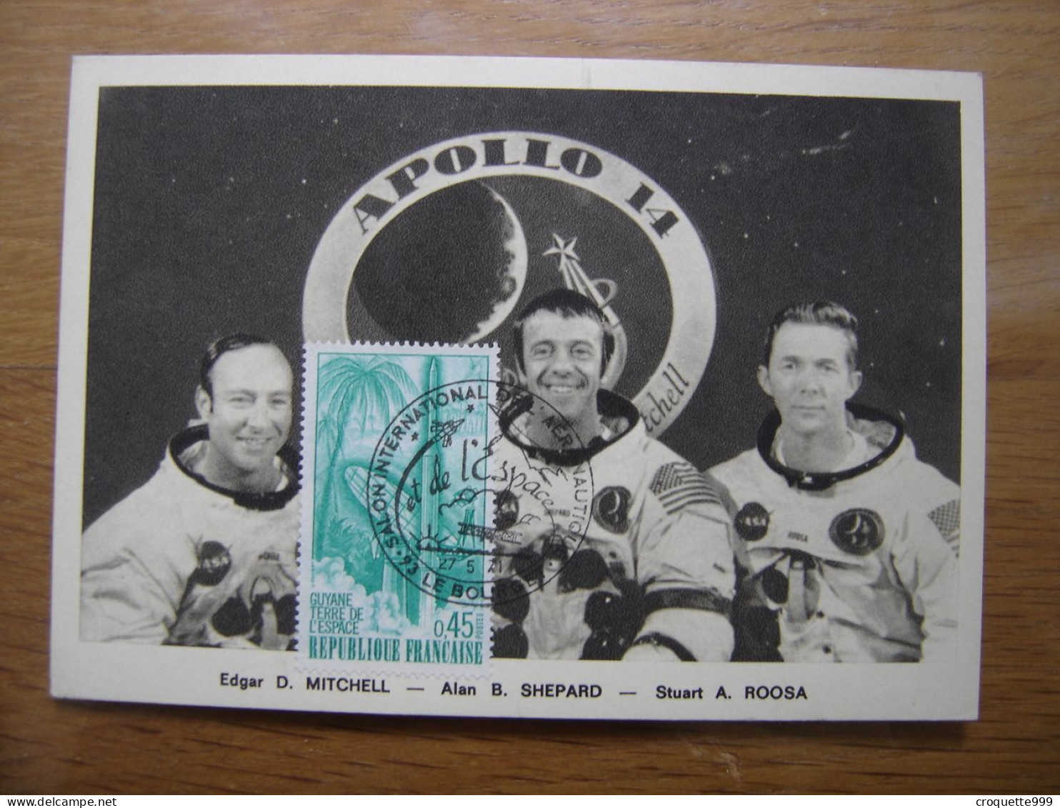 MITCHELL SHEPARD Carte Maximum Cosmonaute ESPACE Salon De L'aéronautique Bourget - Collections