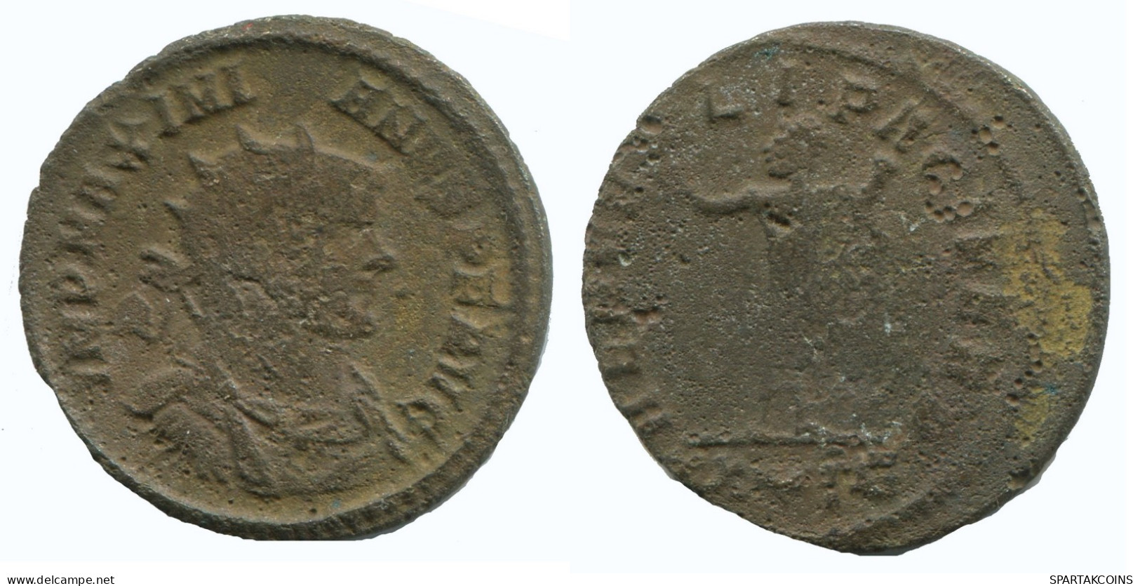 MAXIMIANUS ANTONINIANUS Roma Xxuiϵ Hrculi 3.4g/22mm #NNN1802.18.U.A - Die Tetrarchie Und Konstantin Der Große (284 / 307)