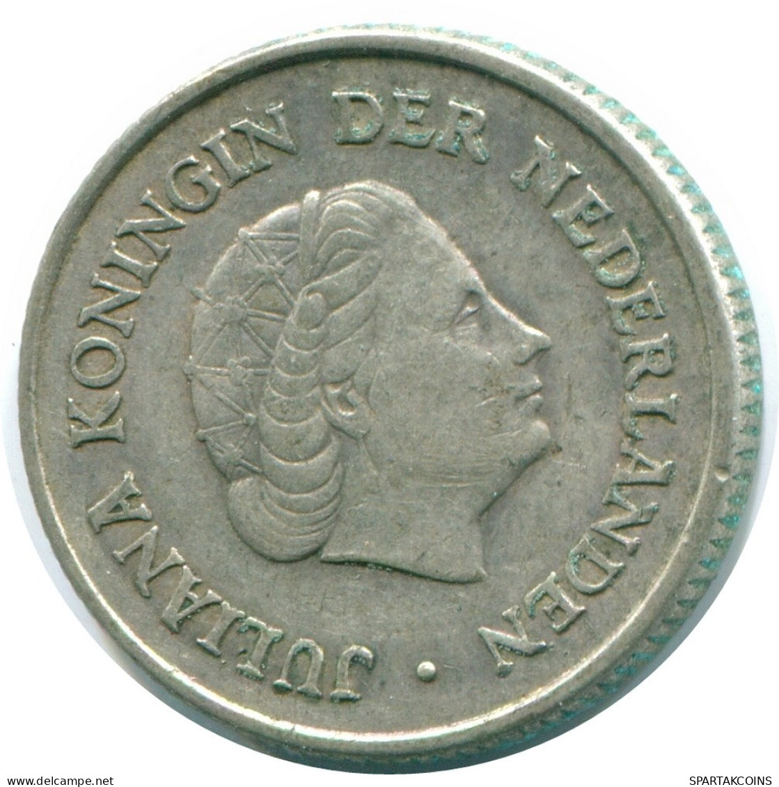 1/4 GULDEN 1963 NETHERLANDS ANTILLES SILVER Colonial Coin #NL11224.4.U.A - Antilles Néerlandaises