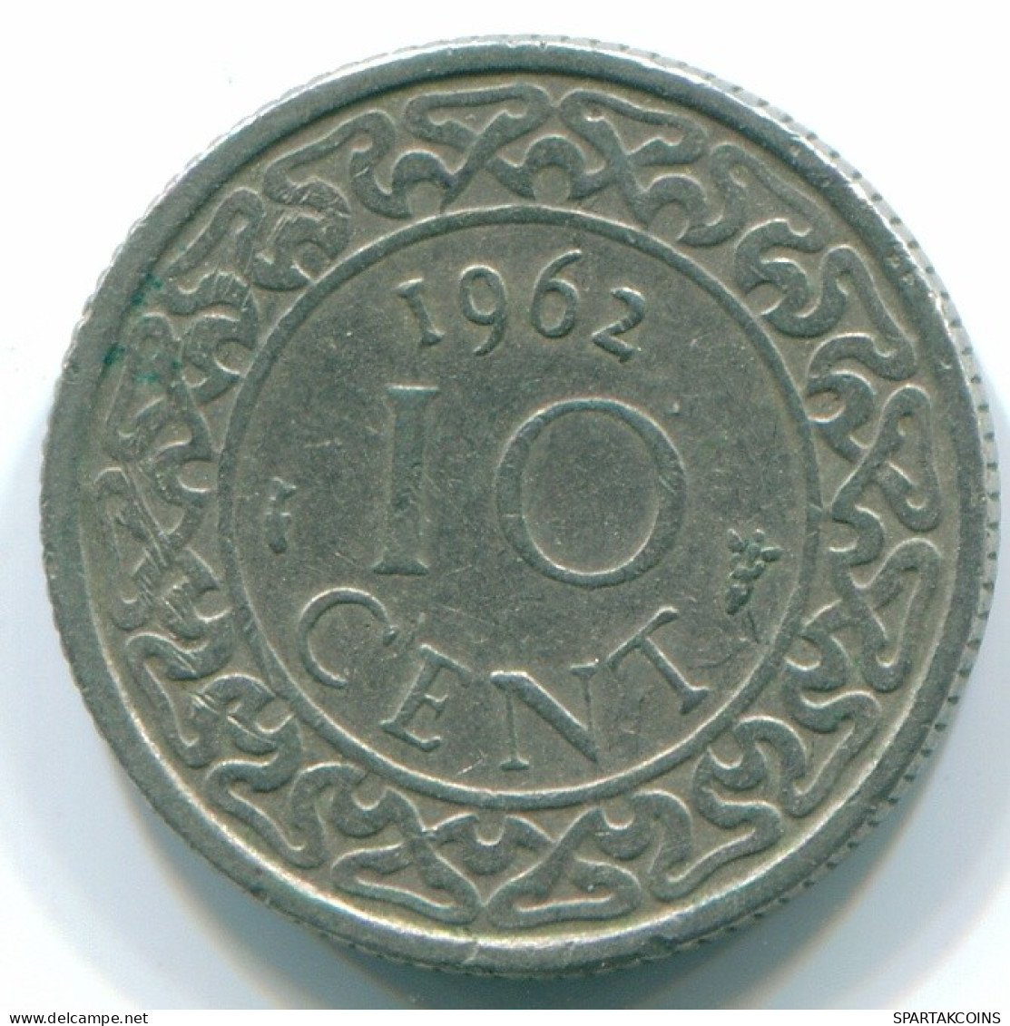 10 CENTS 1962 SURINAME Netherlands Nickel Colonial Coin #S13190.U.A - Surinam 1975 - ...