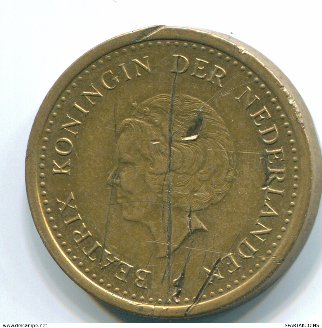 1 GULDEN 1990 NIEDERLÄNDISCHE ANTILLEN Aureate Steel Koloniale Münze #S12106.D.A - Antilles Néerlandaises