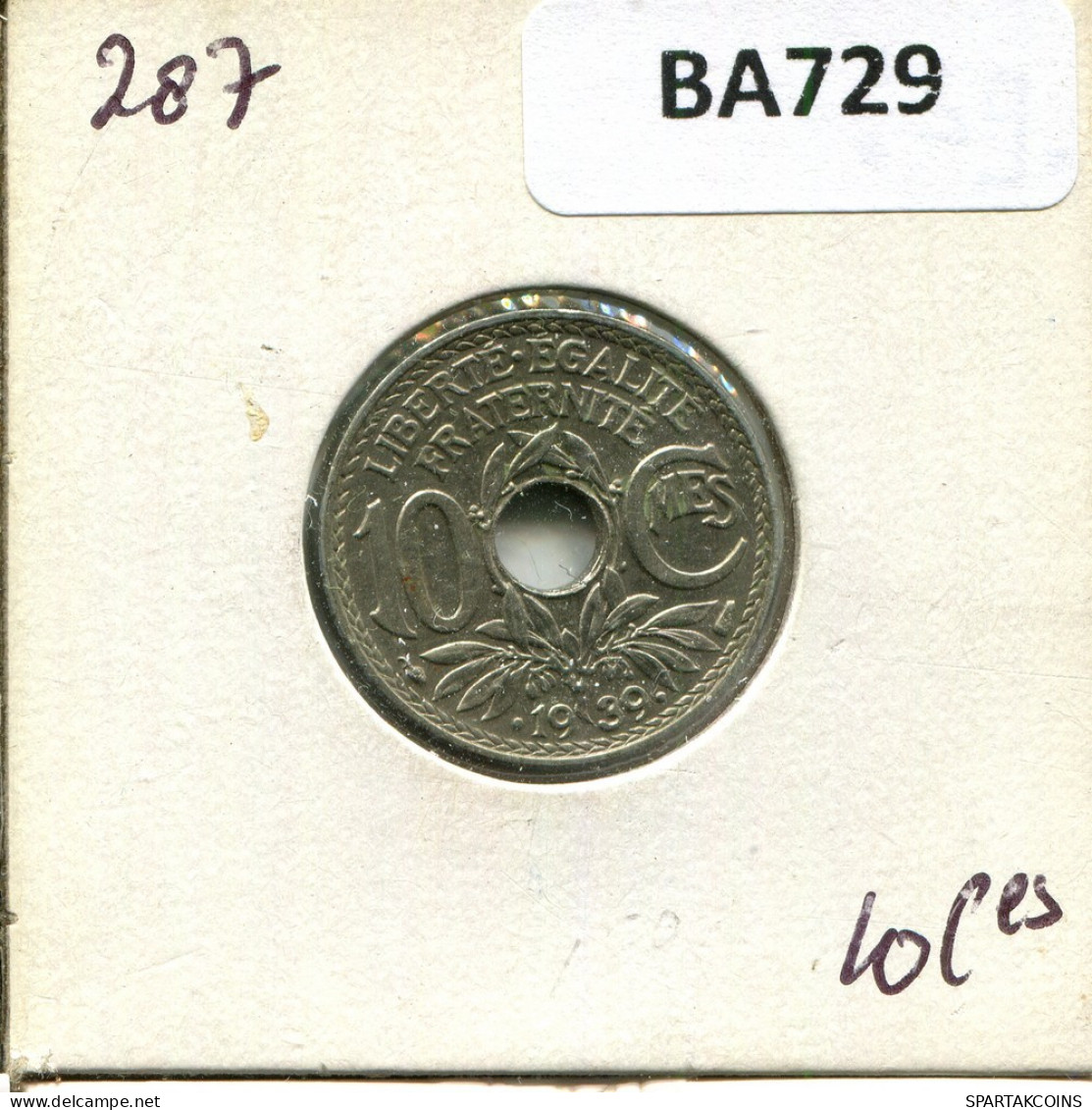 10 CENTIMES 1939 FRANCE Coin French Coin #BA729.U.A - 10 Centimes