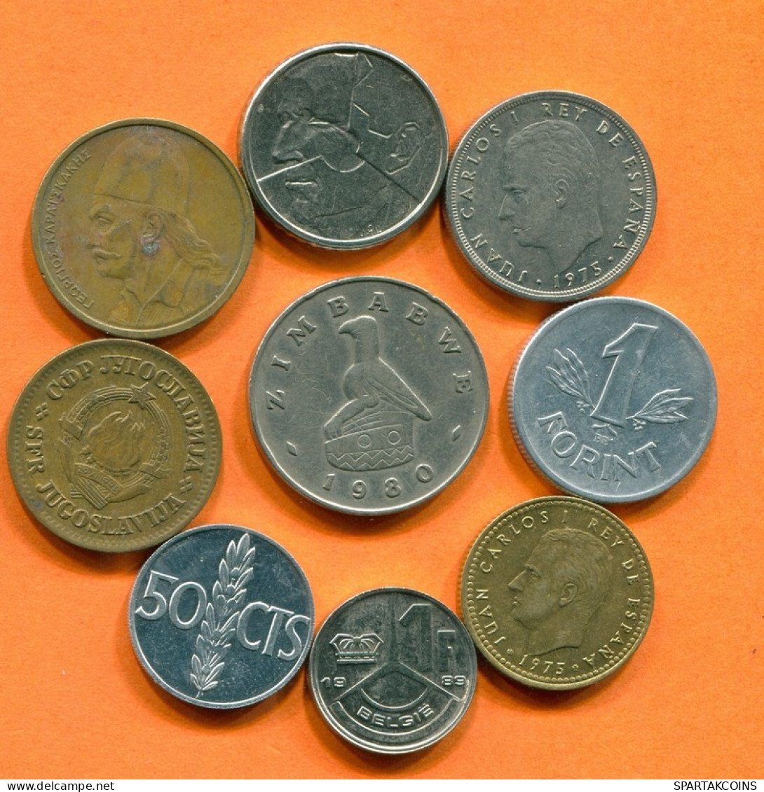 Collection MUNDO Moneda Lote Mixto Diferentes PAÍSES Y REGIONES #L10154.1.E.A - Other & Unclassified
