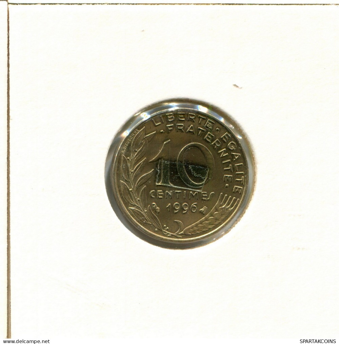 10 CENTIMES 1996 FRANKREICH FRANCE Französisch Münze #BB474.D.A - 10 Centimes