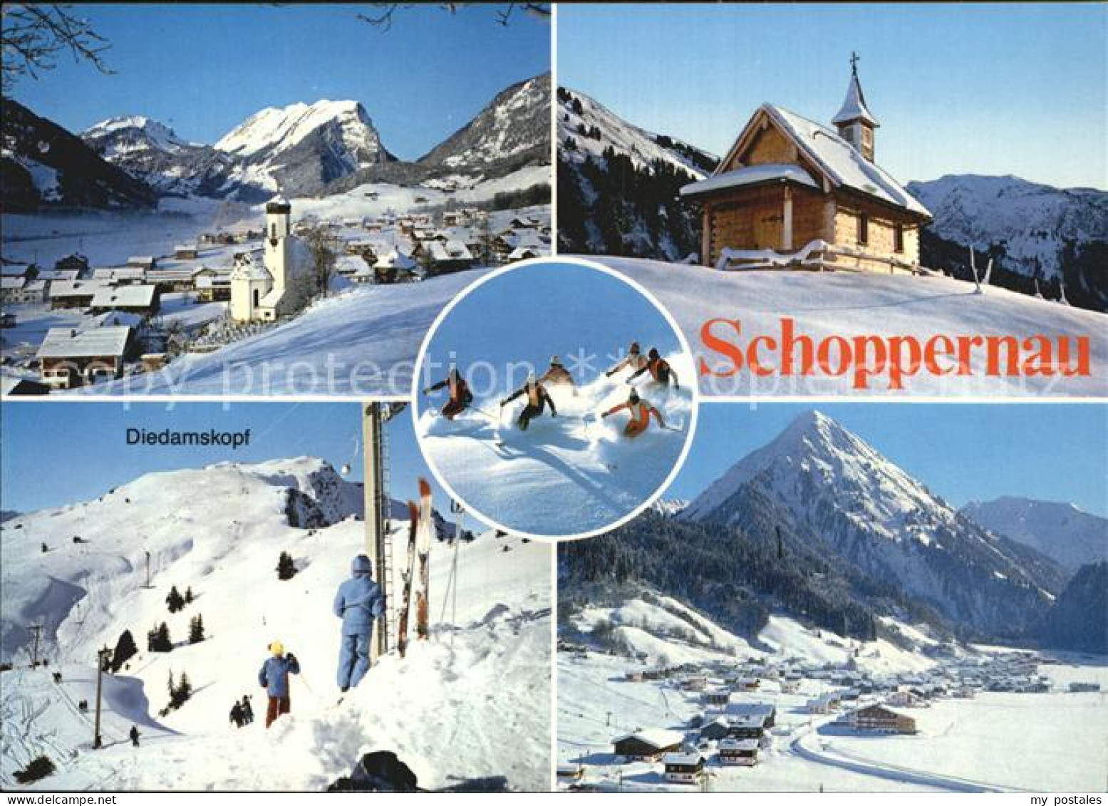 72543207 Schoppernau Vorarlberg Panorama Kapelle Diedamskopf Teilansicht Schoppe - Other & Unclassified