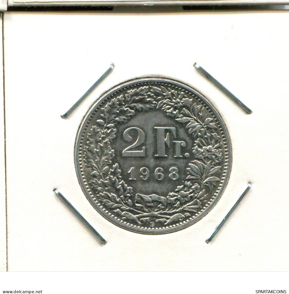 2 FRANCS 1968 SWITZERLAND Coin #AS485.U.A - Altri & Non Classificati