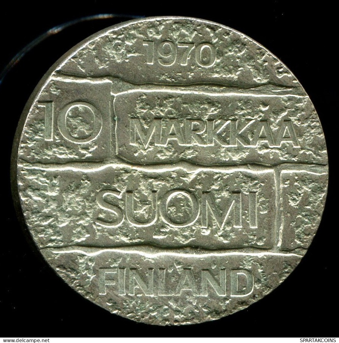 10 MARKKAA 1970 FINLAND Silver Coin #W10365.34.U.A - Finlande