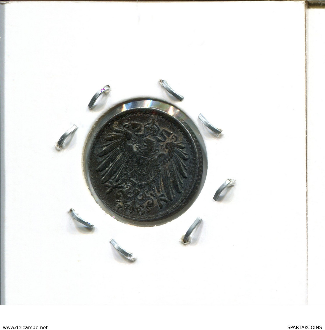 5 PFENNIG 1921 F GERMANY Coin #DA625.2.U.A - 5 Rentenpfennig & 5 Reichspfennig