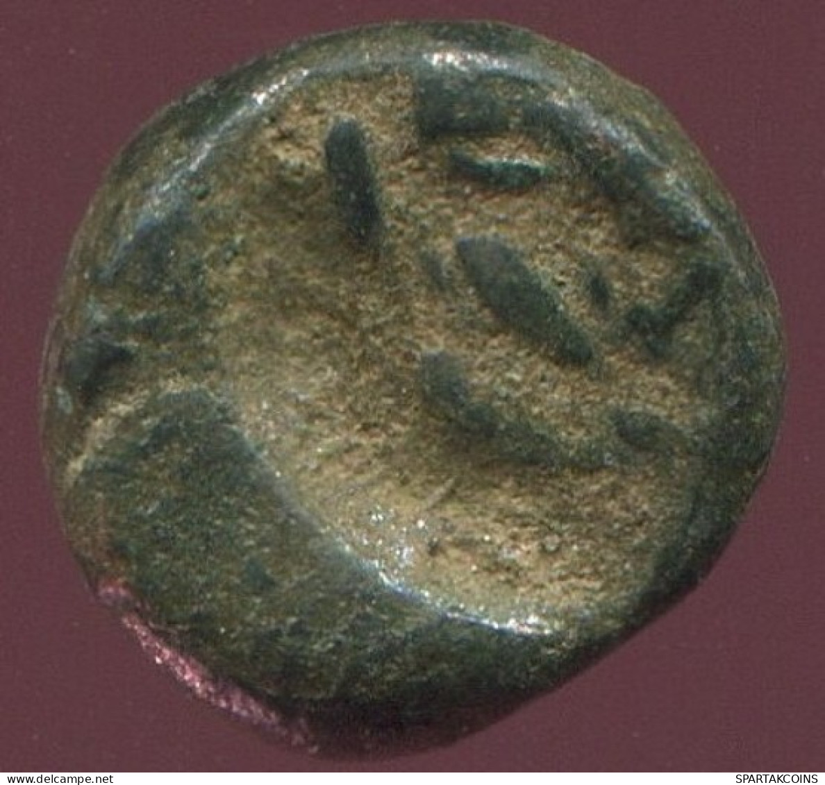 WREATH Antike Authentische Original GRIECHISCHE Münze 0.9g/9mm #ANT1572.9.D.A - Greek