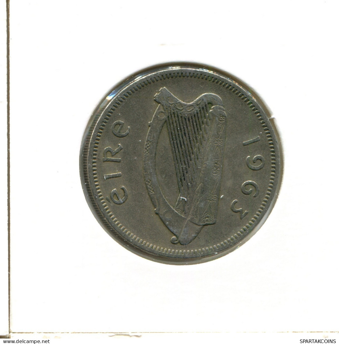 1 FLORIN 1963 IRLANDA IRELAND Moneda #AX758.E.A - Irlande