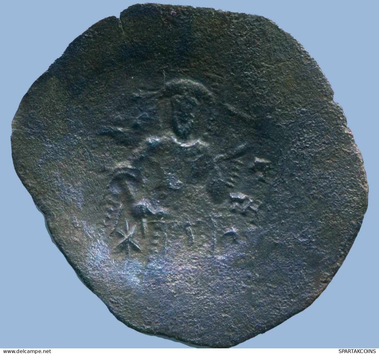 Antiguo BYZANTINE IMPERIO ASPRON TRACHY Moneda 2.73g/23.61mm #ANC13487.13.E.A - Byzantinische Münzen