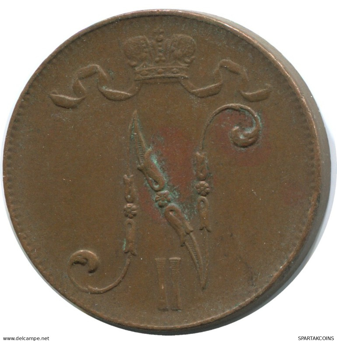 5 PENNIA 1916 FINLAND Coin RUSSIA EMPIRE #AB211.5.U.A - Finlande