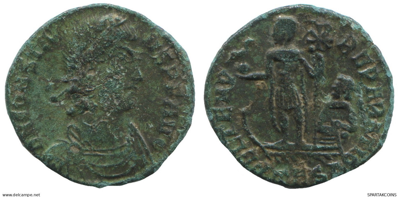 LATE ROMAN EMPIRE Follis Antique Authentique Roman Pièce 1.8g/19mm #SAV1167.9.F.A - La Fin De L'Empire (363-476)