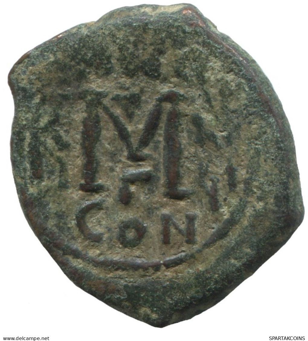 HERACLIUS&CONSTANTINE&MARTINA 610-641AD LARGE M. ANNO 5.9g/23mm #ANN1090.17.F.A - Byzantinische Münzen