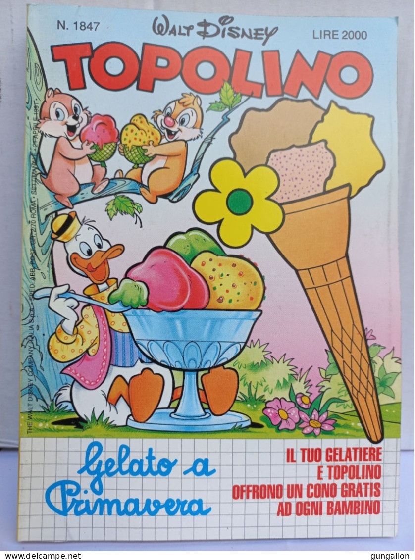 Topolino (Mondadori 1991) N. 1847 - Disney