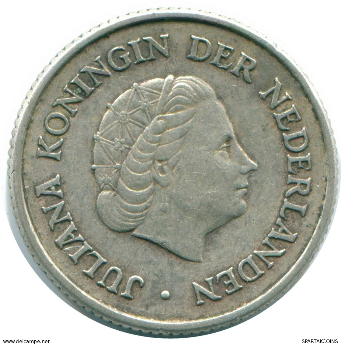 1/4 GULDEN 1963 ANTILLAS NEERLANDESAS PLATA Colonial Moneda #NL11262.4.E.A - Antilles Néerlandaises