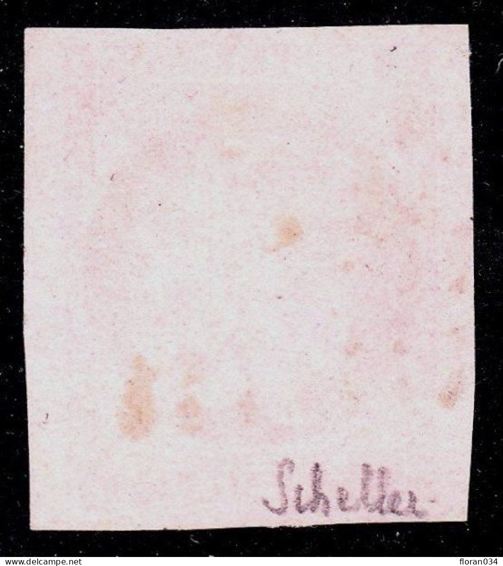 France N° 49 Obl. GC Signé Scheller - Cote 350 Euros - TB Qualité - 1870 Bordeaux Printing