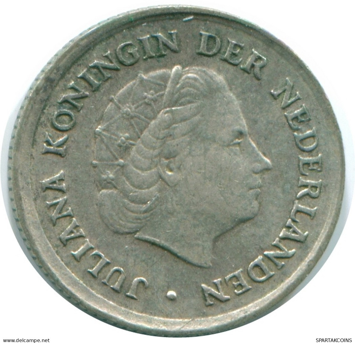 1/10 GULDEN 1966 NETHERLANDS ANTILLES SILVER Colonial Coin #NL12747.3.U.A - Antilles Néerlandaises