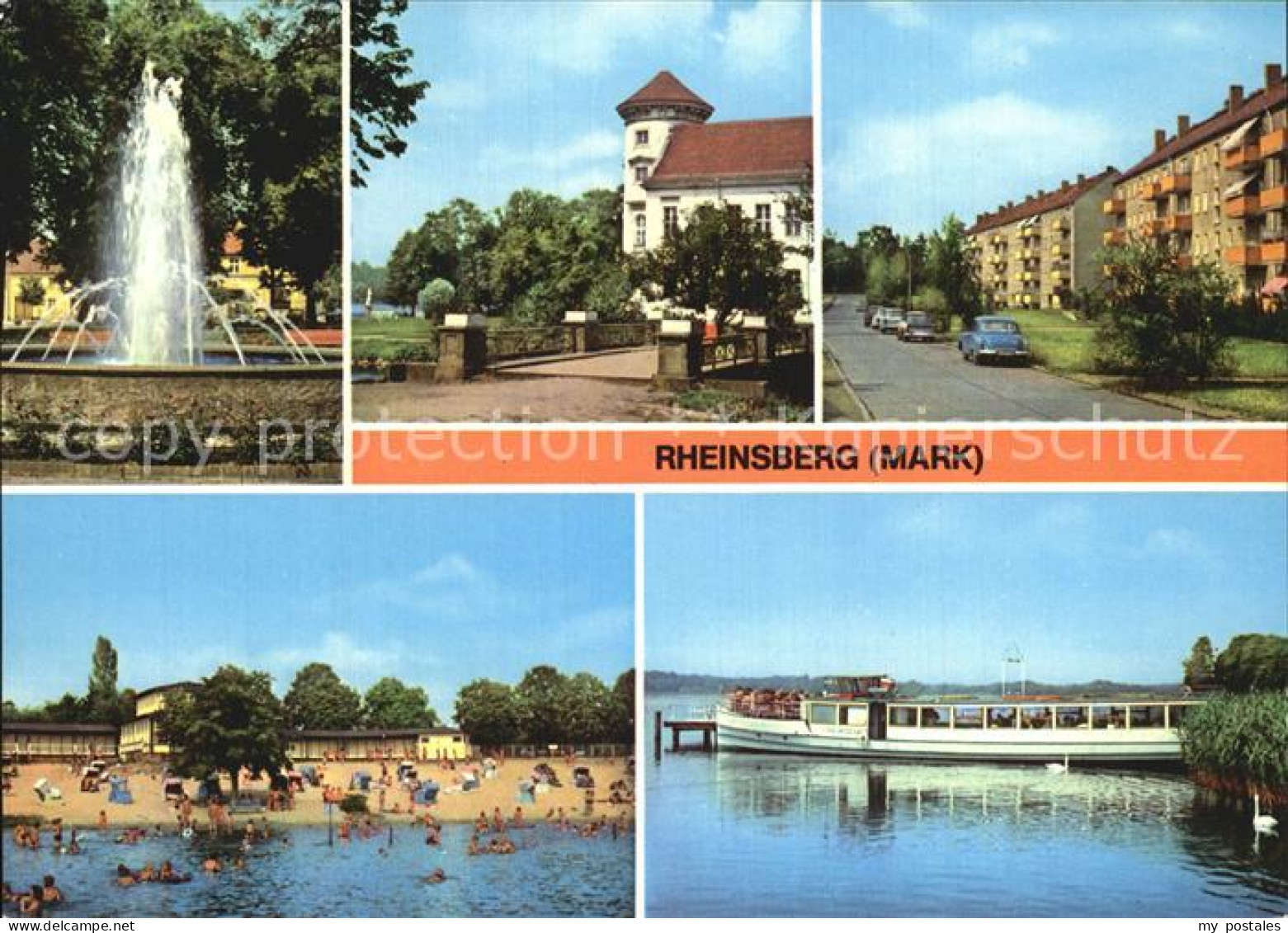 72542929 Rheinsberg Springbrunnen Schloss Jetzt Diabetiker Sanatorium Joliot Cur - Zechlinerhütte