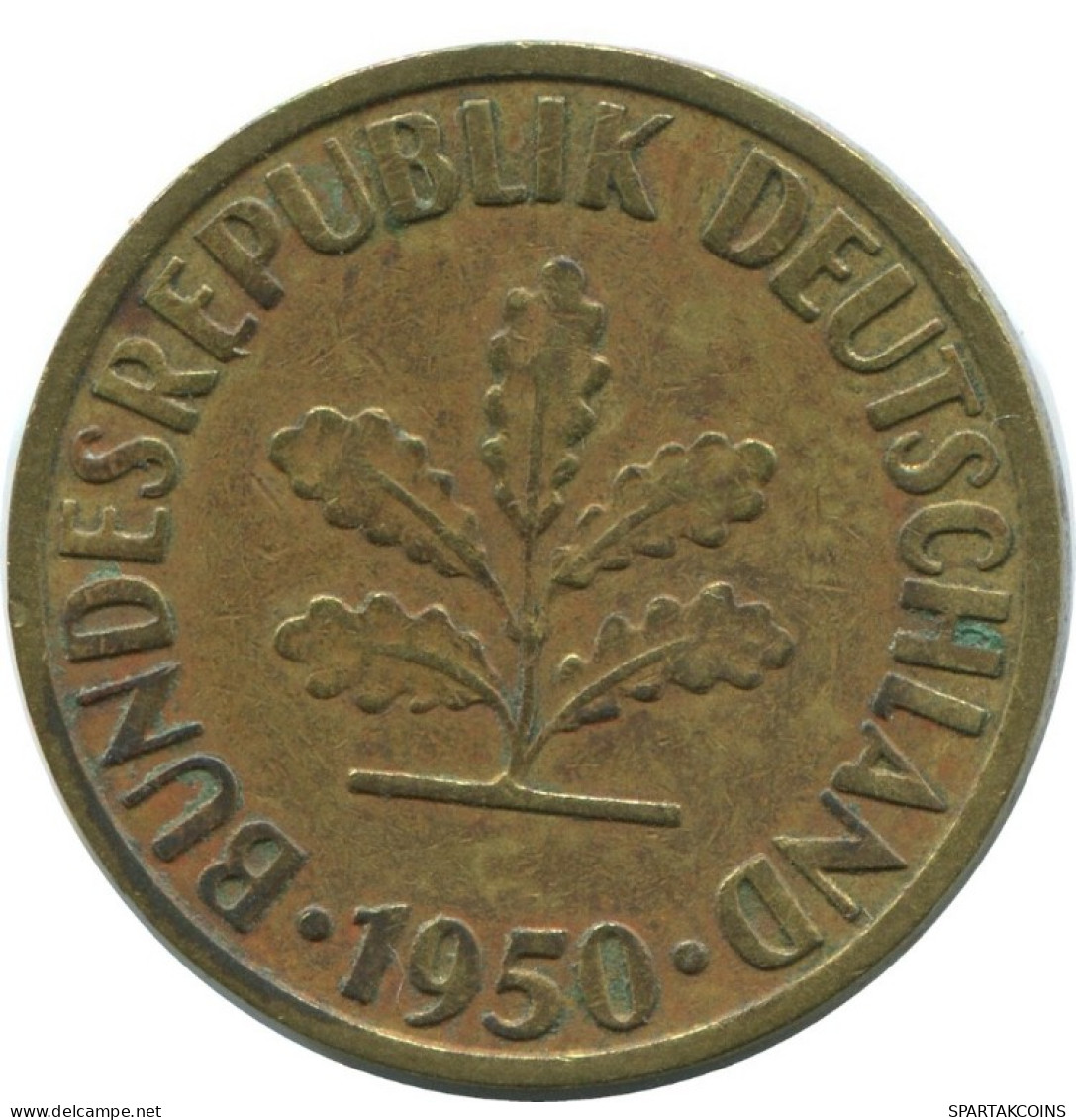 10 PFENNIG 1950 J WEST & UNIFIED GERMANY Coin #AD834.9.U.A - 10 Pfennig
