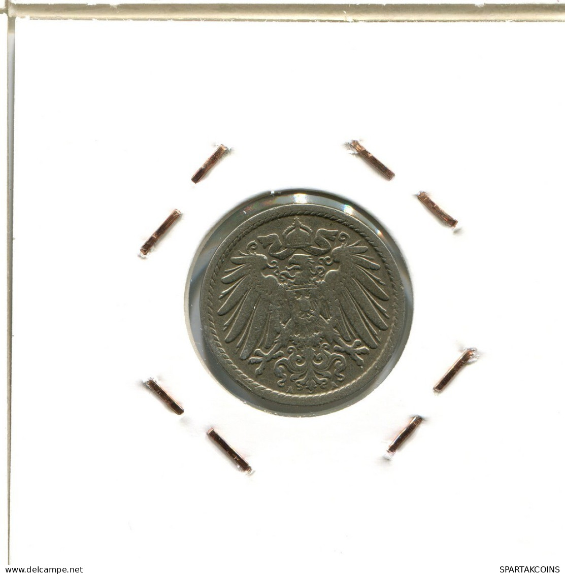5 PFENNIG 1910 A ALEMANIA Moneda GERMANY #DB852.E.A - 5 Pfennig