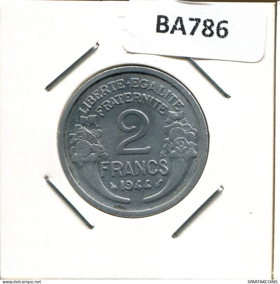 2 FRANCS 1944 FRANCE French Coin #BA786.U.A - 2 Francs