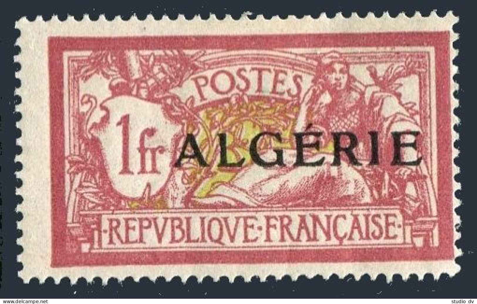 Algeria 28, Hinged. Michel . Liberty & Peace, 1924. - Algeria (1962-...)