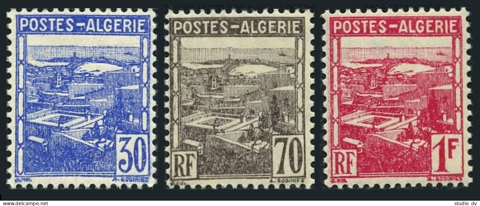 Algeria 132-134, MNH. Michel 168-170. View Of Algiers, 1941. - Algerien (1962-...)