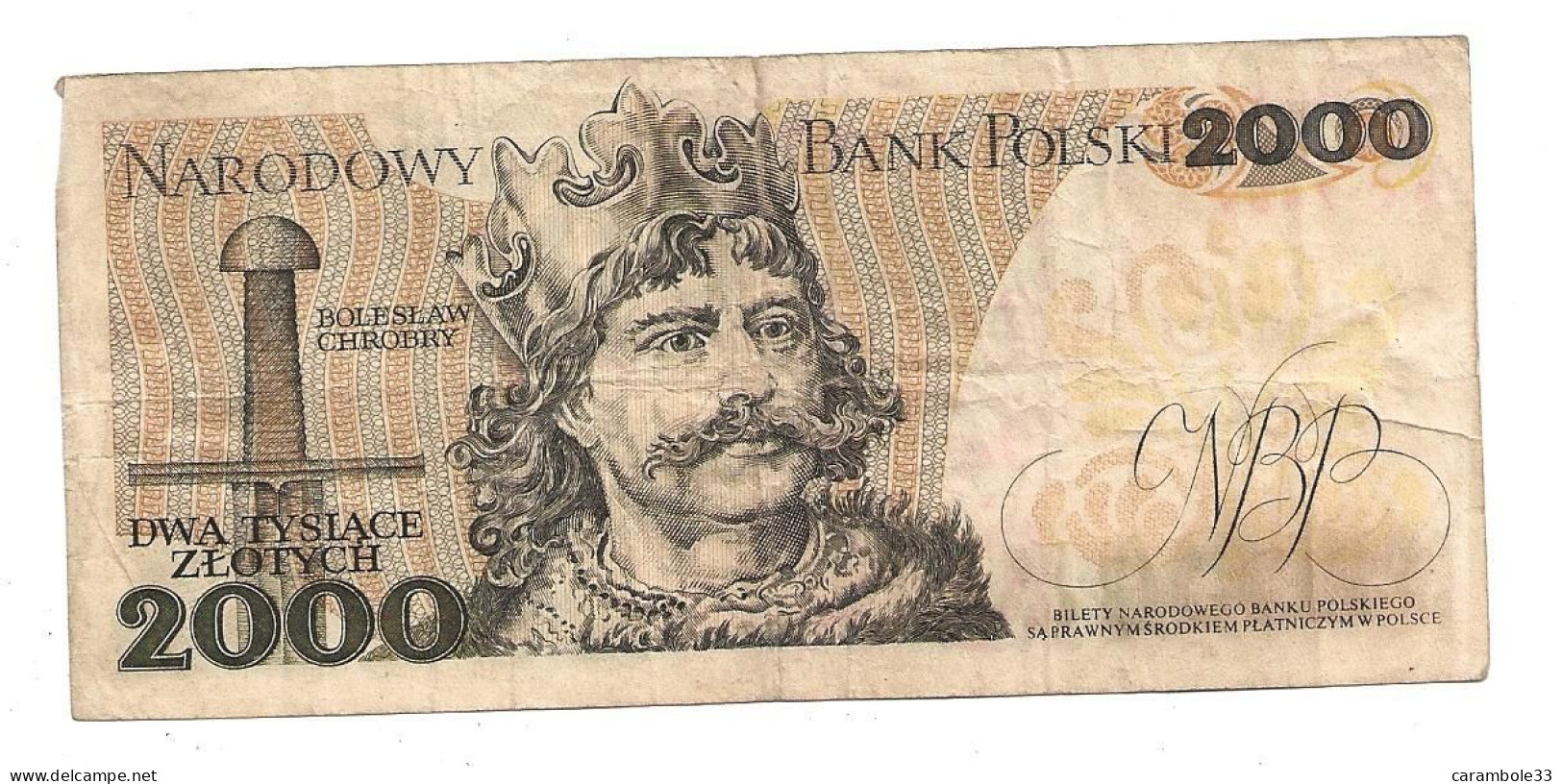 BILLET   NARODOWY BANK POLSKI  2000 à  Voir (1723) - Sonstige – Europa