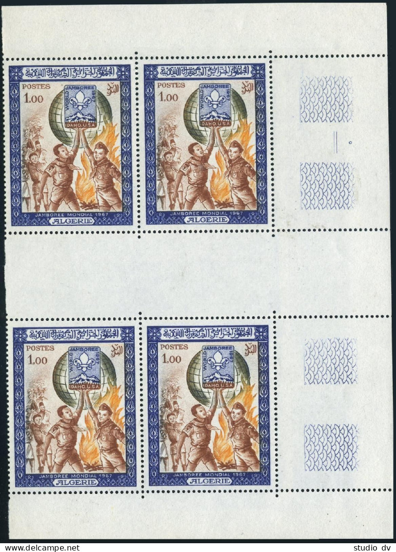 Algeria 388,MNH.Michel 490. Boy Scout World Jamboree,1967. - Algeria (1962-...)