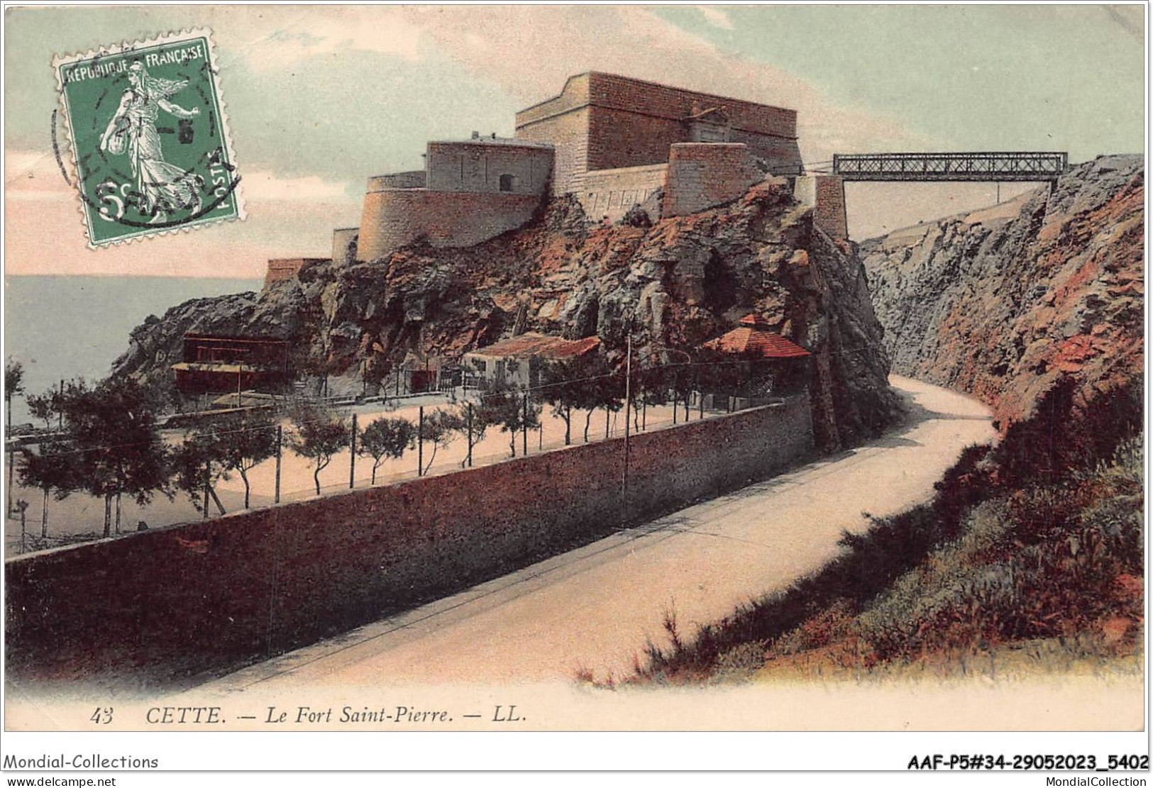 AAFP5-34-0404 - CETTE - Le Fort Saint Pierre - Sete (Cette)