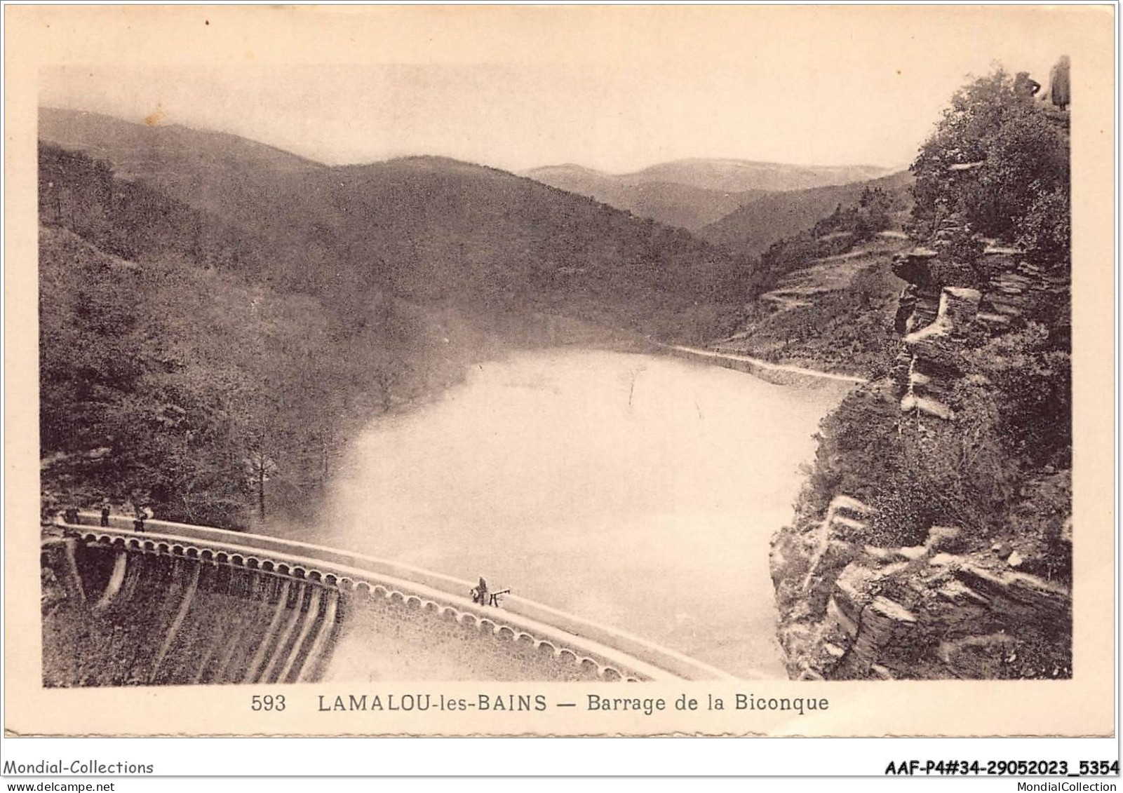 AAFP4-34-0380 - LAMALOU-LES-BAINS - Barrage De La Biconque - Lamalou Les Bains