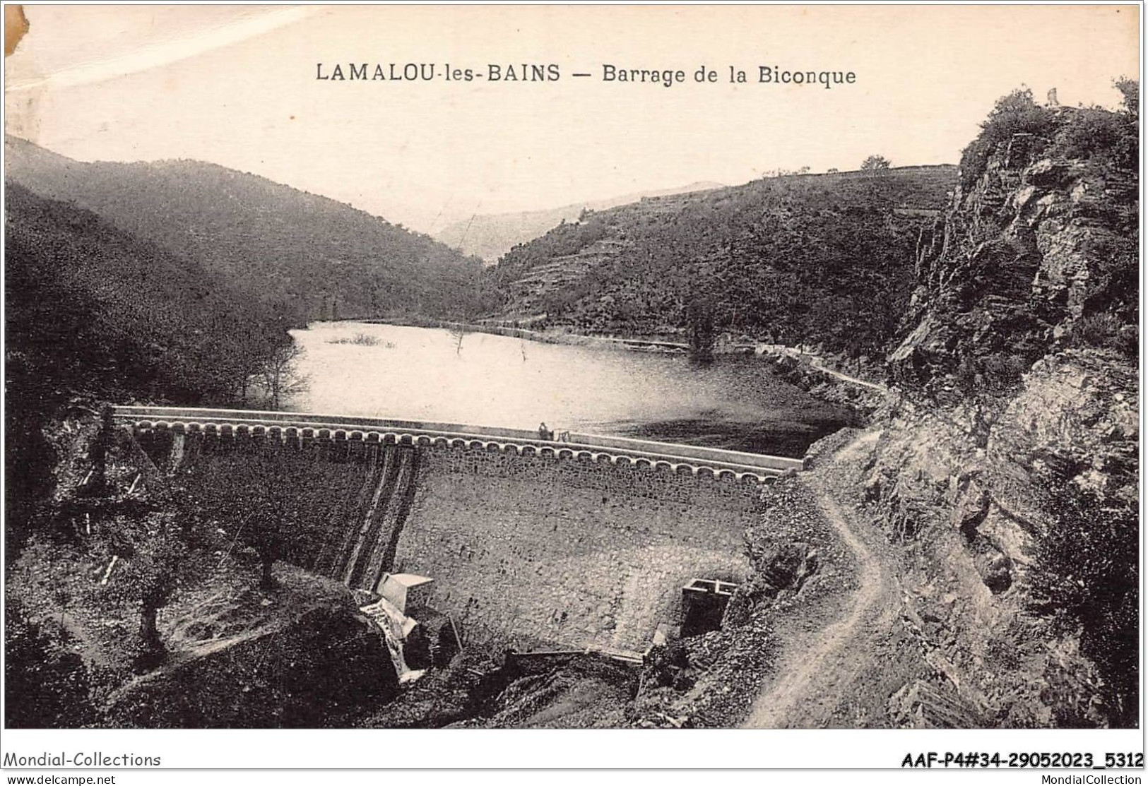 AAFP4-34-0359 - LAMALOU-LES-BAINS - Barrage De La Biconque - Lamalou Les Bains