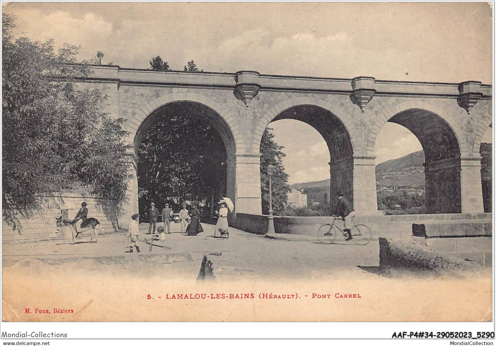 AAFP4-34-0348 - LAMALOU-LES-BAINS - Pont Carrel - Lamalou Les Bains