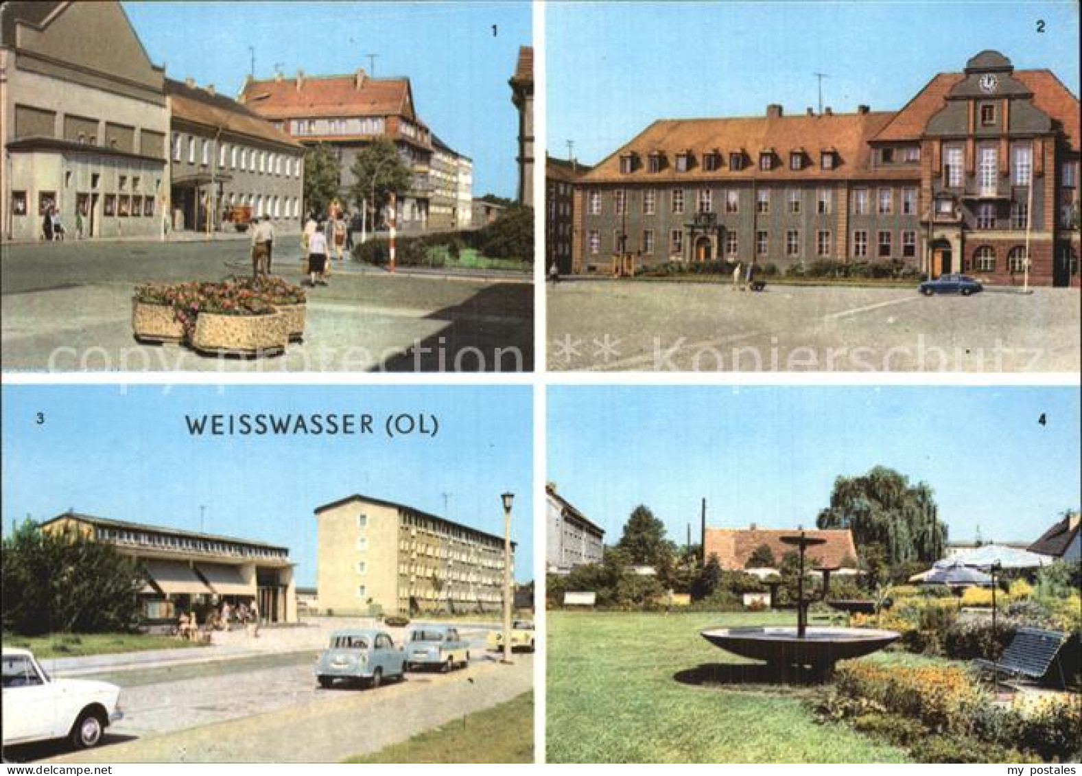 72542864 Weisswasser Muskauer Strasse Rathaus Wohnkomplex Humboldstrasse  Weissw - Weisswasser (Oberlausitz)