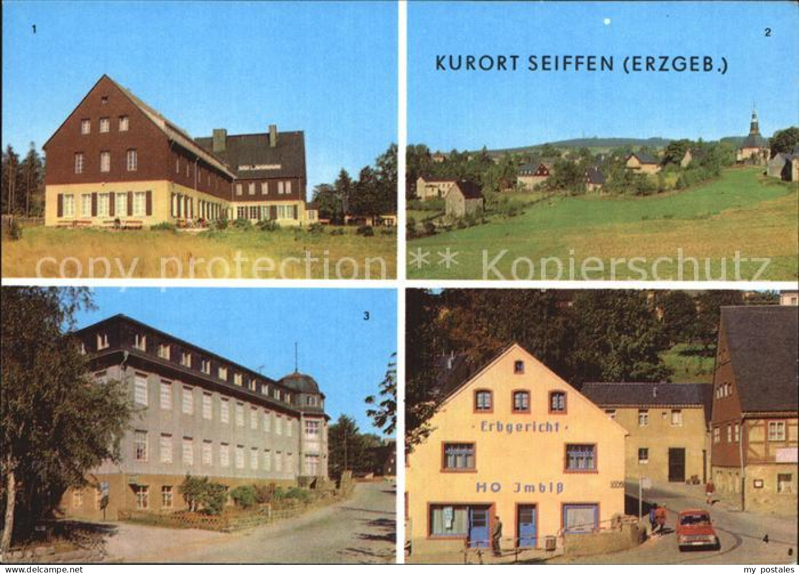 72542860 Seiffen Erzgebirge Erholungsheim Berghof Teilansicht Erzgebirgisches Sp - Seiffen