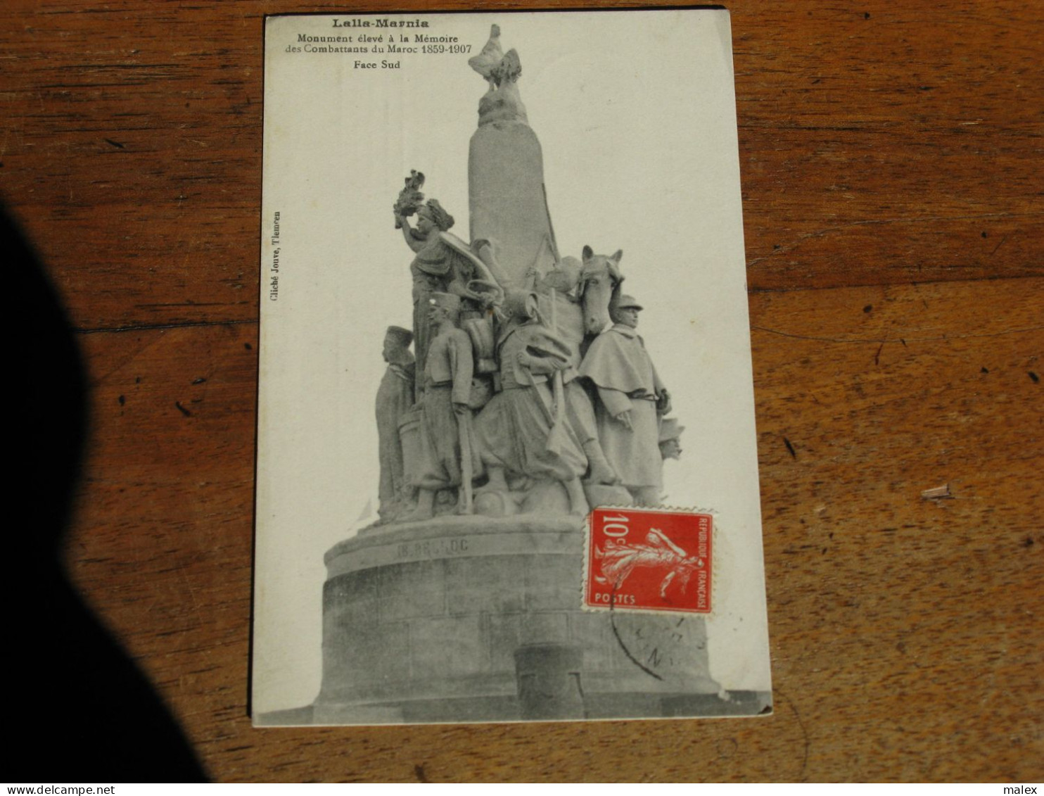 LALLA-MARNIA / Monument élevé à La Mémoire Des Combattants Du Maroc 1859/1907 / Face Sud - Sonstige & Ohne Zuordnung
