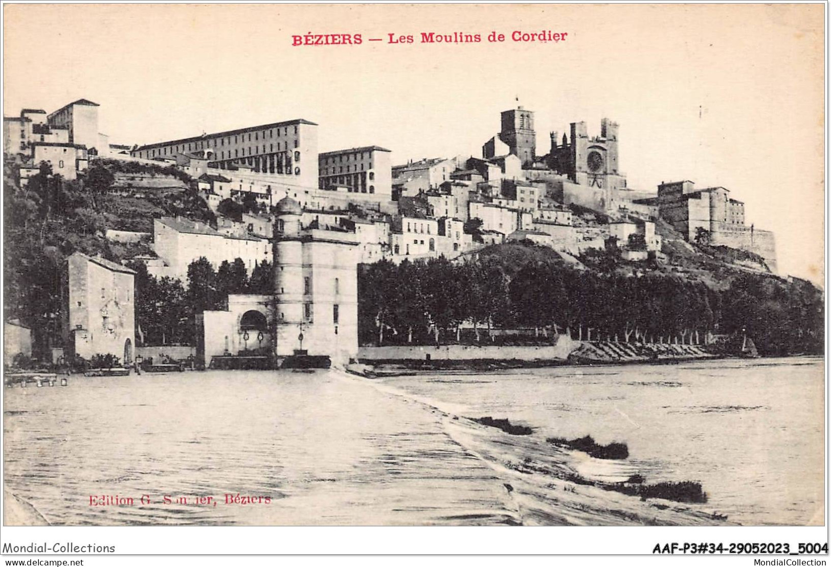 AAFP3-34-0205 - BEZIERS - Les Moulins De Cordier - Beziers