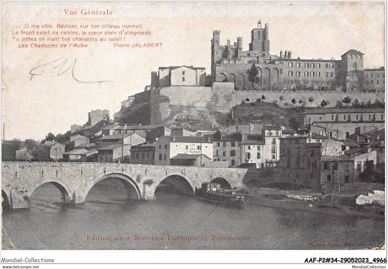 AAFP2-34-0186 - BEZIERS - Vue Générale - Poétique Pittoresque - Beziers