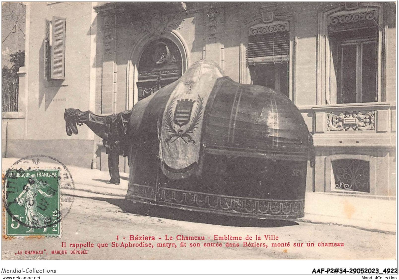 AAFP2-34-0164 - BEZIERS - Le Chameau - Emblème De La Ville - Beziers