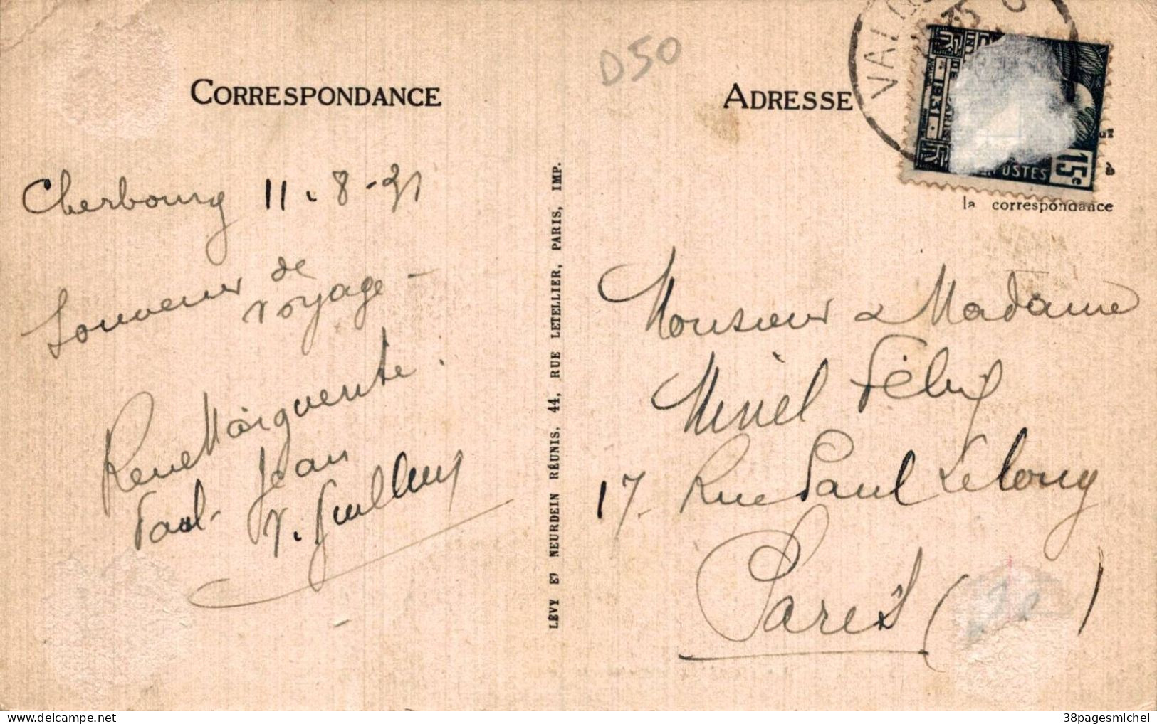 K1905 - CHERBOURG - D50 - Lot De 5 Cartes Postales - Cherbourg