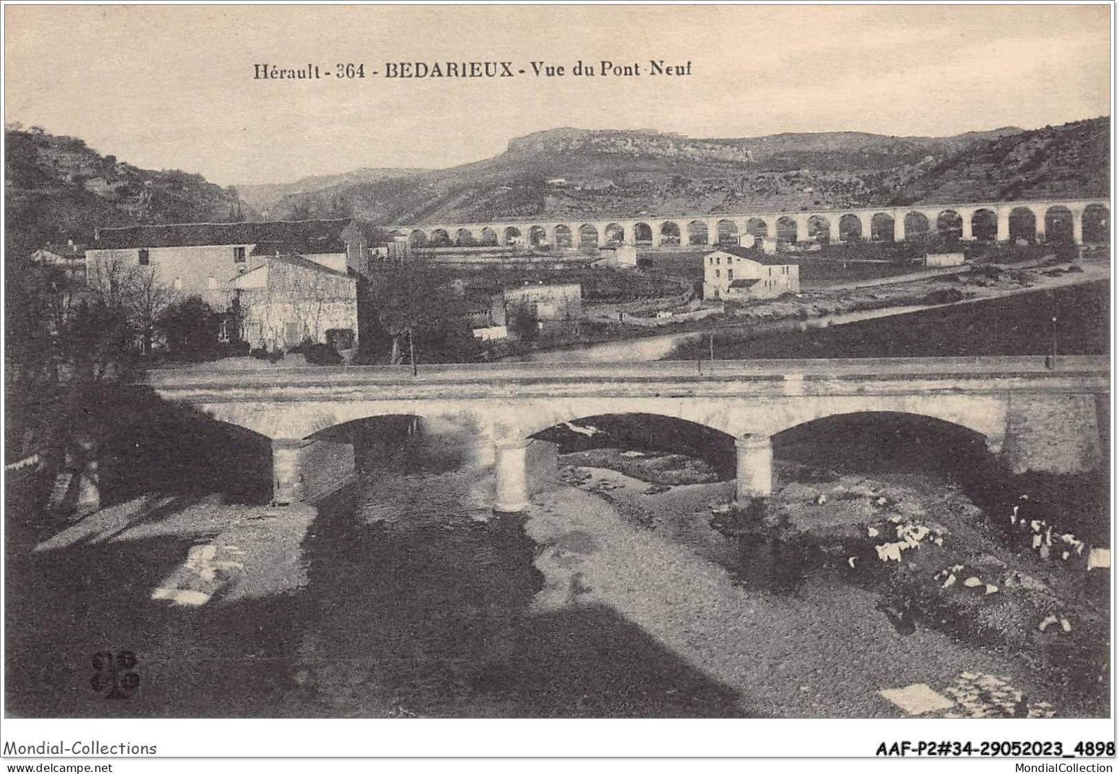 AAFP2-34-0152 - BEDARIEUX - Vue Du Pont Neuf - Bedarieux