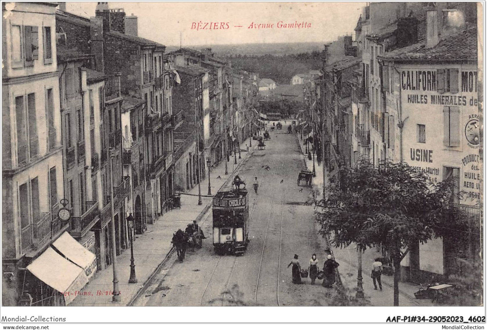 AAFP1-34-0004 - BEZIERS - Avenue Gambetta - Tramway - Beziers
