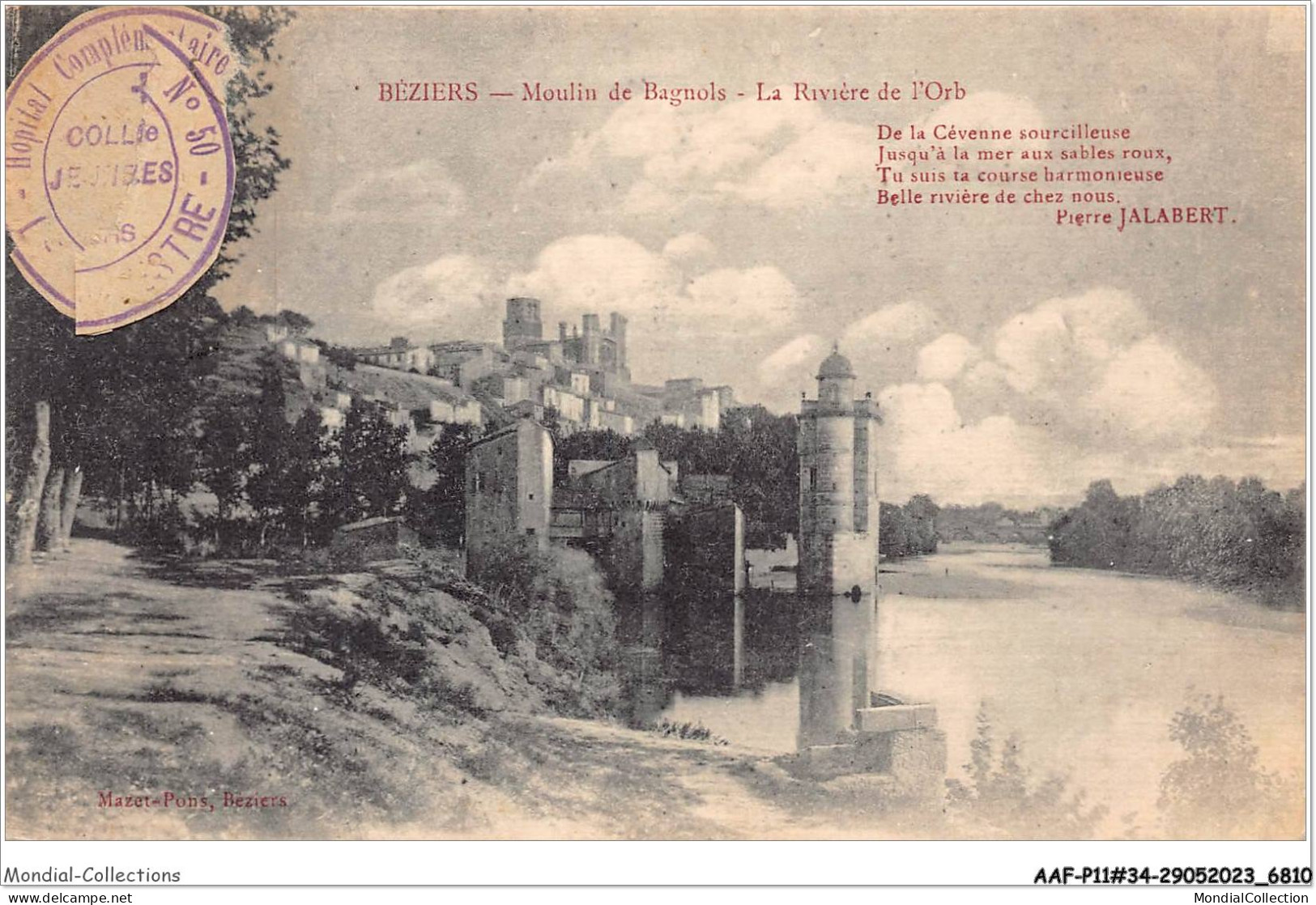 AAFP11-34-1104 - BEZIERS - Moulin De Bagnols - La Rivière De L'Orb - Beziers