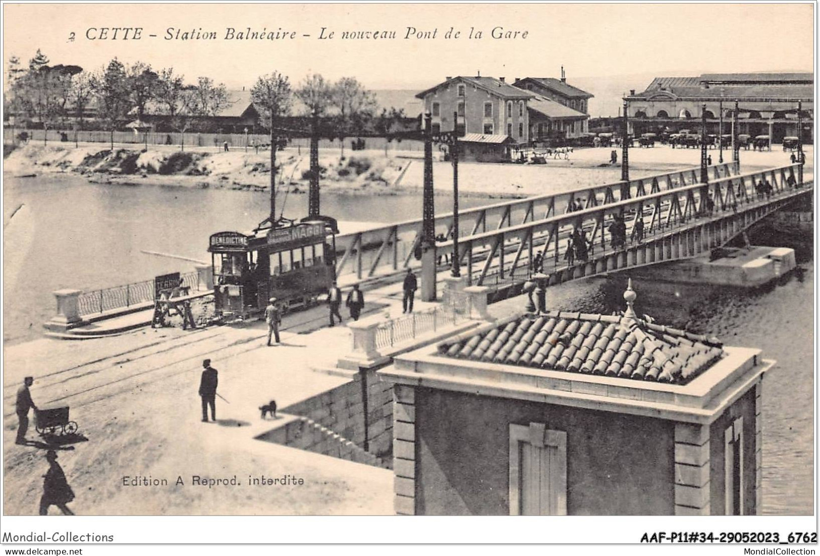 AAFP11-34-1080 - CETTE - Station Balnéaire - Le Nouveau Pont De La Gare - Sete (Cette)
