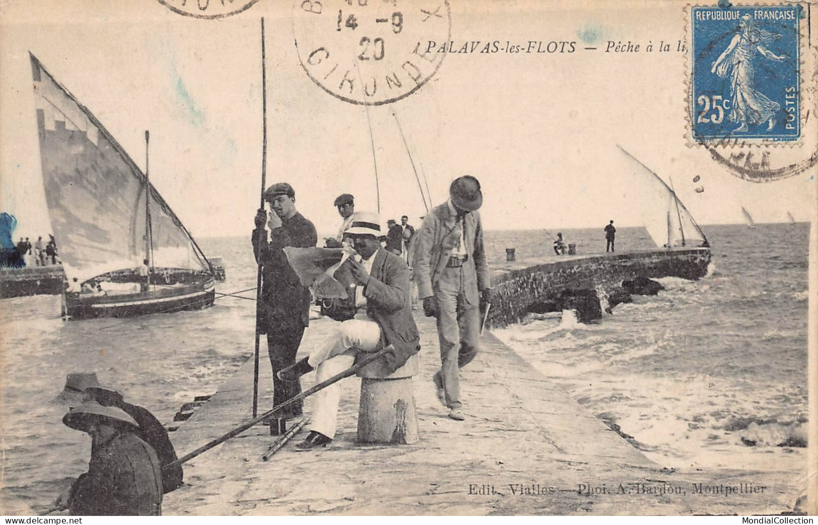 AAFP10-34-0927 - PALAVAS- LES -FLOTS - Pêche A La Ligne - Palavas Les Flots